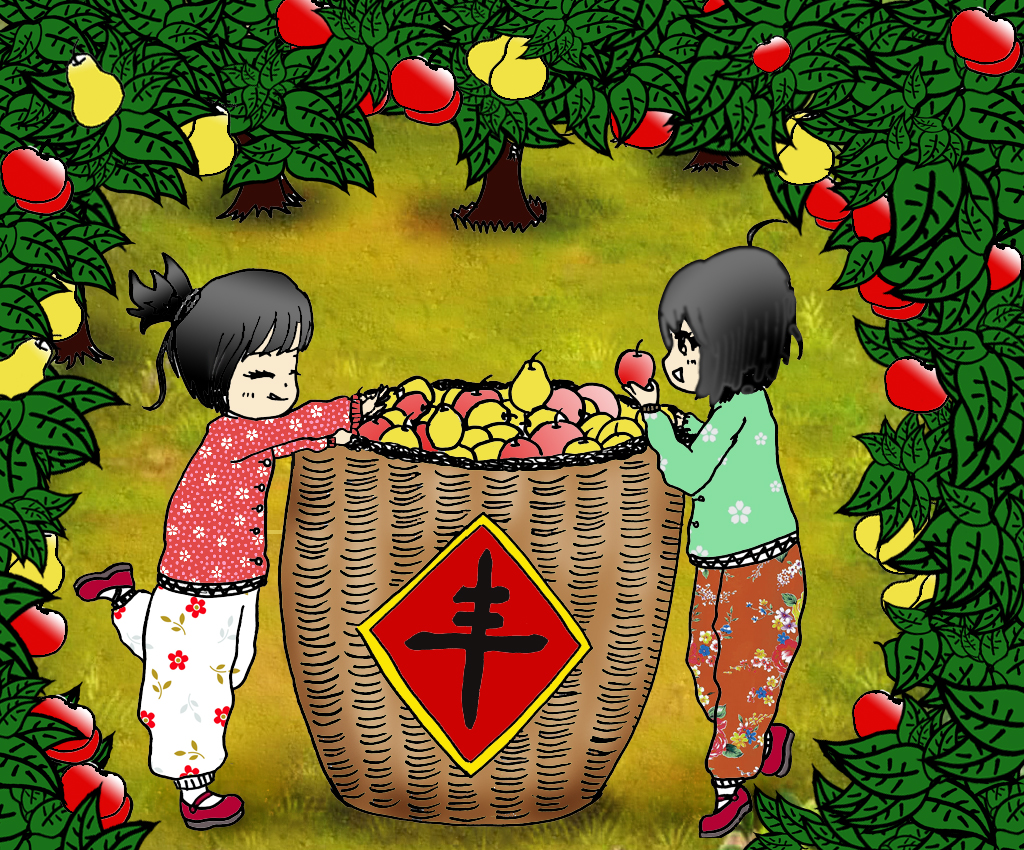 幼儿小班丰收的绘画 幼儿小班丰收的绘画